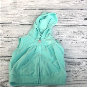 🍭4/$20 Carter’s fleece hooded zip-up vest 12 m